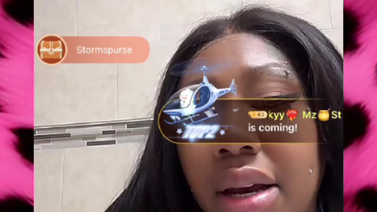 - STORM ; VENTING ABOUT HER BABYDAD NOT HELPING HER !