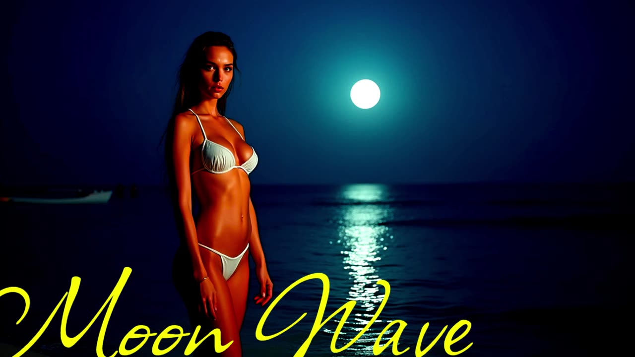 Electronic Music. Song Moon Wave.