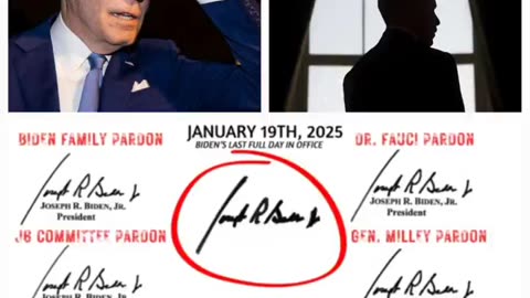 Biden's Pardons Signed by Autopen