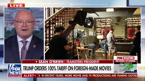 Teamsters President Sean O'Brien Praises Trump's Film Industry Tariffs