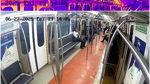 Kolkata Metro Vandalised Mid-Journey, CCTV Video Sparks Outrage – Hunt On for Offender