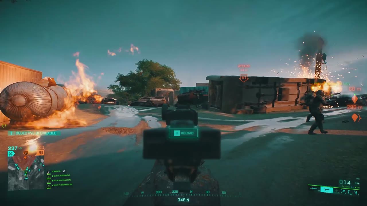Battlefield 2042 Short – Intense Close-Quarters SMG Gameplay | No HUD Cinematic