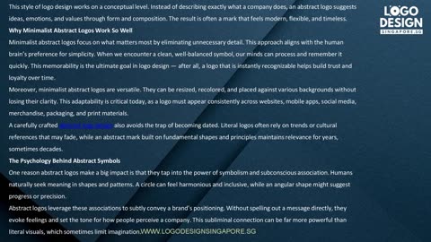 Abstract Logos: How Minimalist Symbols Can Make a Big Impact