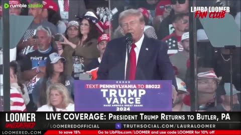 TRUMP RETURNS TO BUTLER 10/05/2024