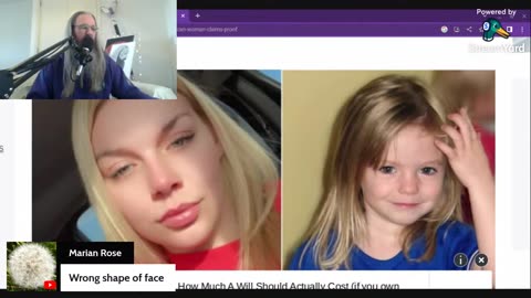 Eugenea Collins now also claims falsely that she is Madeleine McCann!