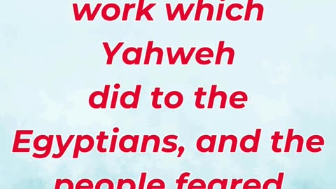 “Israel Sees God’s Mighty Power” Exodus 14:31.#shortvideo #youtubeshorts #reels #ytshorts #youtube