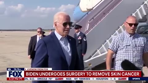 Biden cancer surgery: skin cancer removed from forehead, spokesperson says