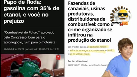 O 301 FORÇOU A GESTAPO FAZER UMA INVESTIGAÇÃO DE FAXADA, RELAÇÃO DO PCC COM O PT E LULALADRÃO, LULA GANHAR 20% E PT FICA COM 15%, ÁGUA NO FEIJÃO OU MAIS ÁLCOOL NA GASOLINA ⛽.