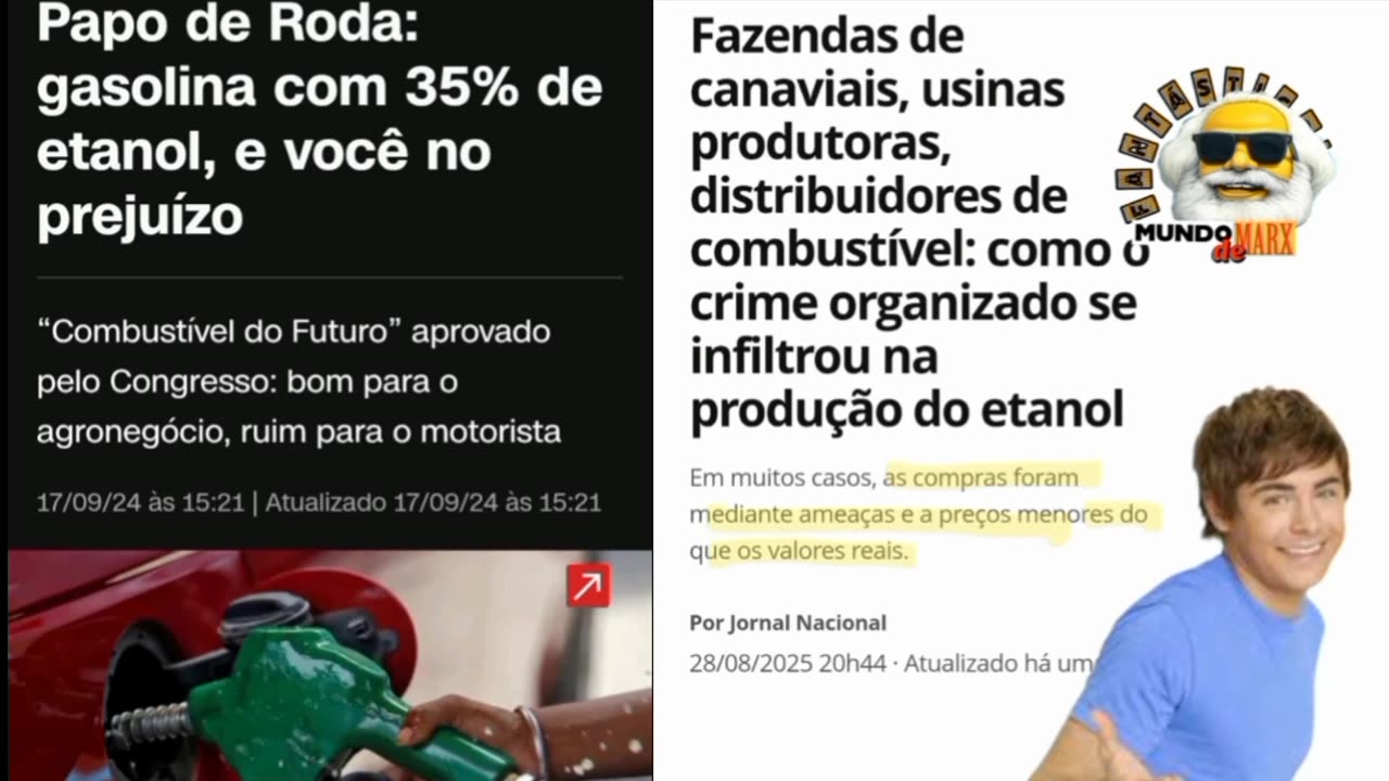 O 301 FORÇOU A GESTAPO FAZER UMA INVESTIGAÇÃO DE FAXADA, RELAÇÃO DO PCC COM O PT E LULALADRÃO, LULA GANHAR 20% E PT FICA COM 15%, ÁGUA NO FEIJÃO OU MAIS ÁLCOOL NA GASOLINA ⛽.