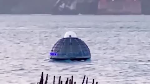 Unidentified Object on Water near Golden Gate Bridge