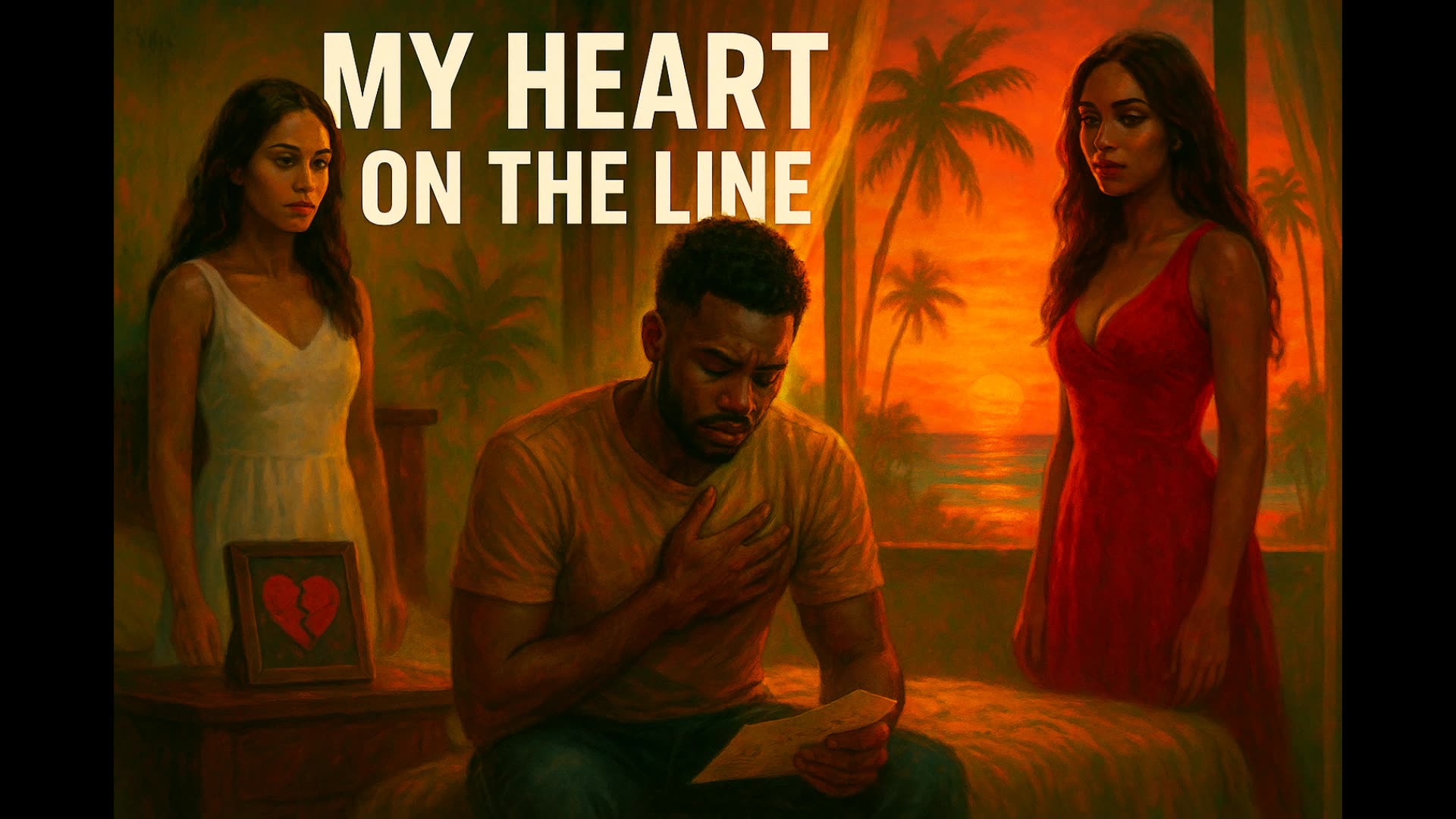 My Heart is on the Line 2025 Reggae music Love Song (official Lyrics Video)