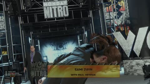 wwe 2k25 215 universe Sandman VS Sami Zayn