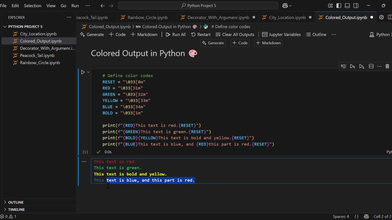 Add Stunning Colors to Your Python Console | Text Styling Made Easy
