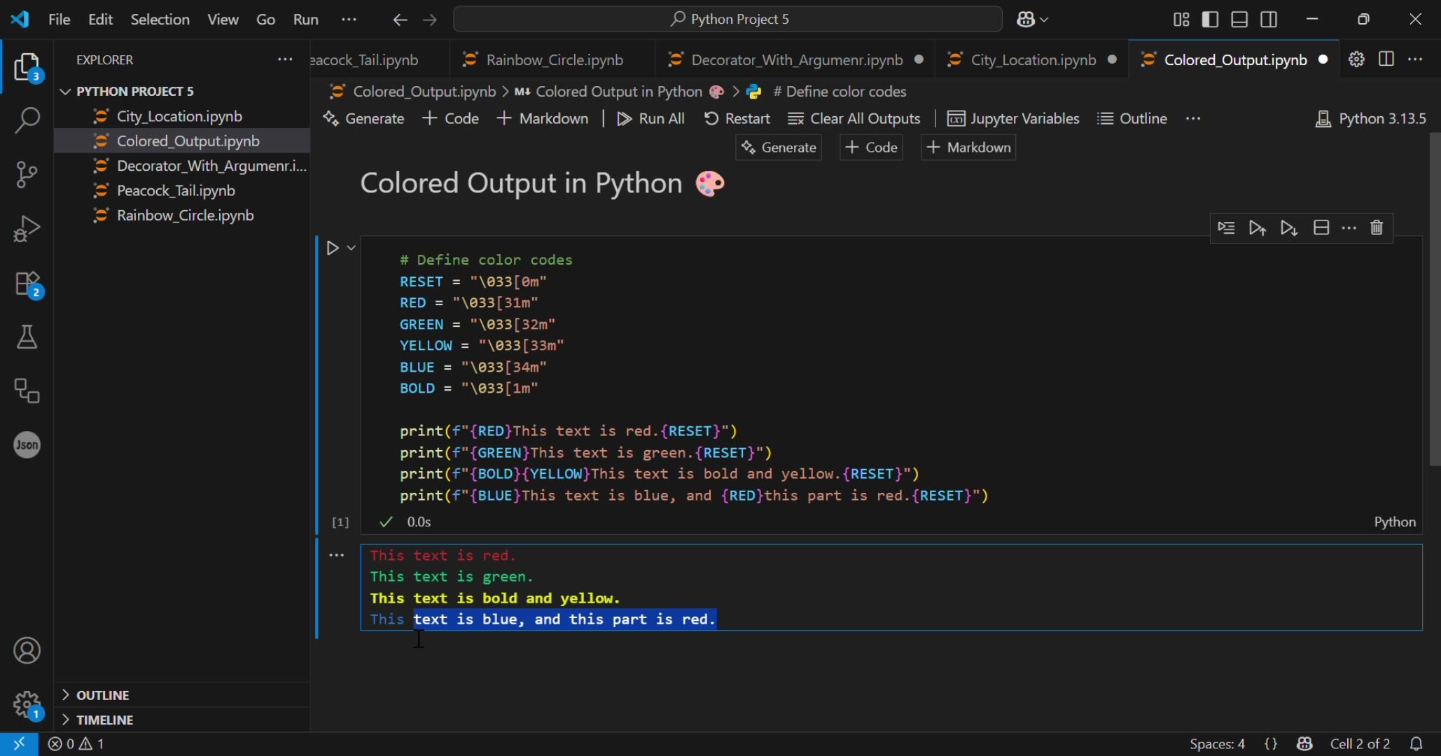 Add Stunning Colors to Your Python Console | Text Styling Made Easy