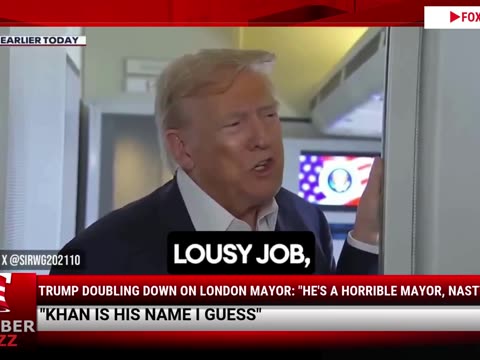 Trump Doubling Down On London Mayor: 