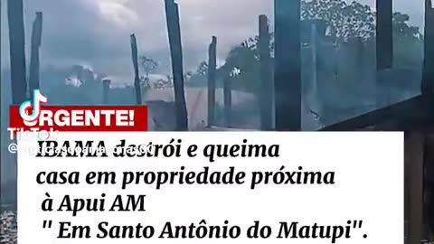 🚨 IBAMA queima casa de brasileiro em Apuí-AM e gera revolta: abuso ambiental ou perseguição estatal?