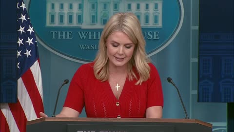 Press Secretary Karoline Leavitt Briefs Members of the Media