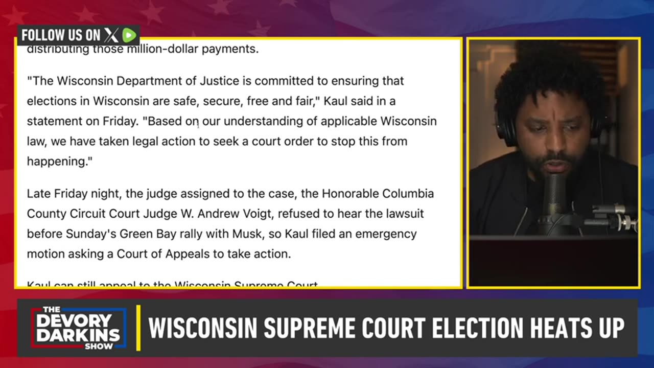 Watch Elon Musk WARNING on Wisconsin election as Democrats panic