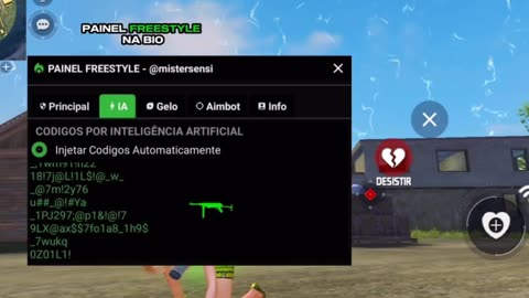 Jogando Free fire com Painel Freestyle!💋 #freefire #foryou #claudinhaxit