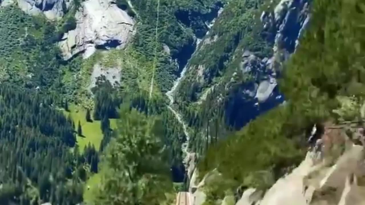 Epic Train Adventure Through Earth's Most Stunning Mountains #shortsfeed #shorts
