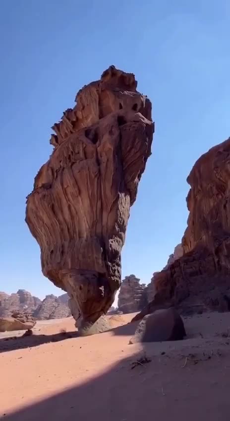The Inselberg or monadnock is an isolated stone hill, Saudi Arabia