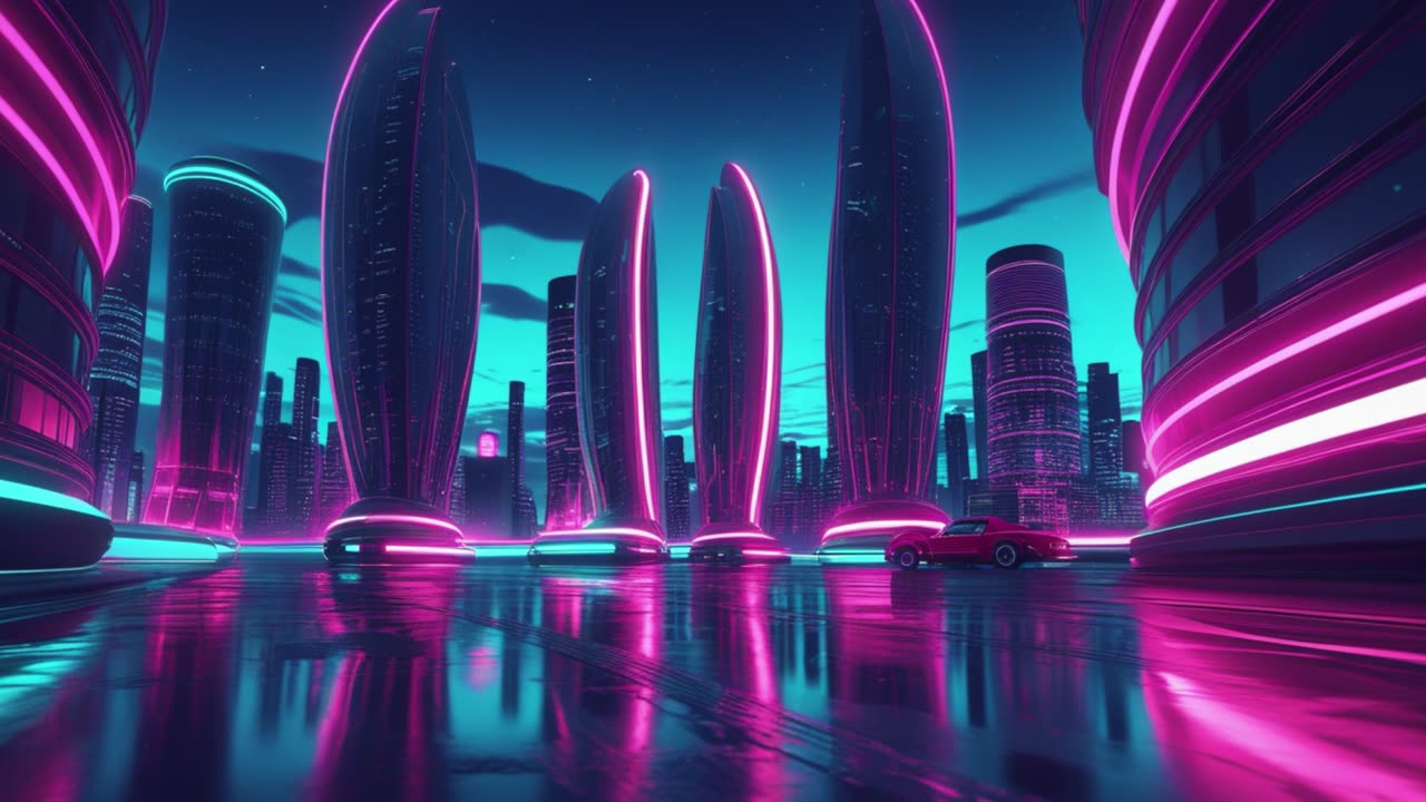 Sky Diving | Retro Synthwave Music 🎶 (No Copyright)