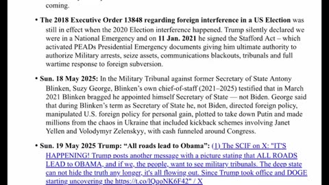 Judy Byington ~ Situation Update 5/21/25 ~ Restored Republic > SGAnon - Q+ White Hats Intel