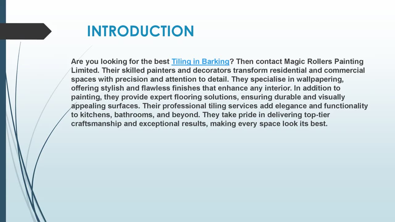 Looking for the best Tiling in Barking