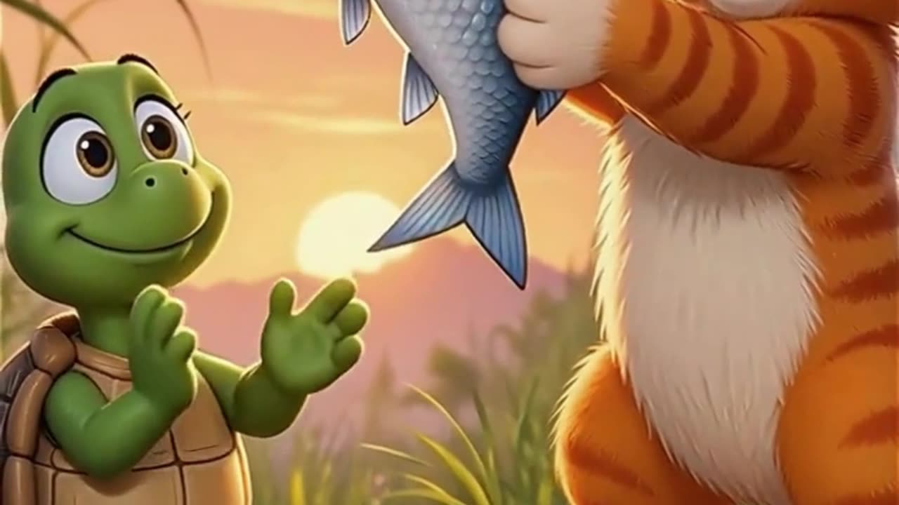Cute Cat Outsmarts a Sneaky Tortoise 🐱✨