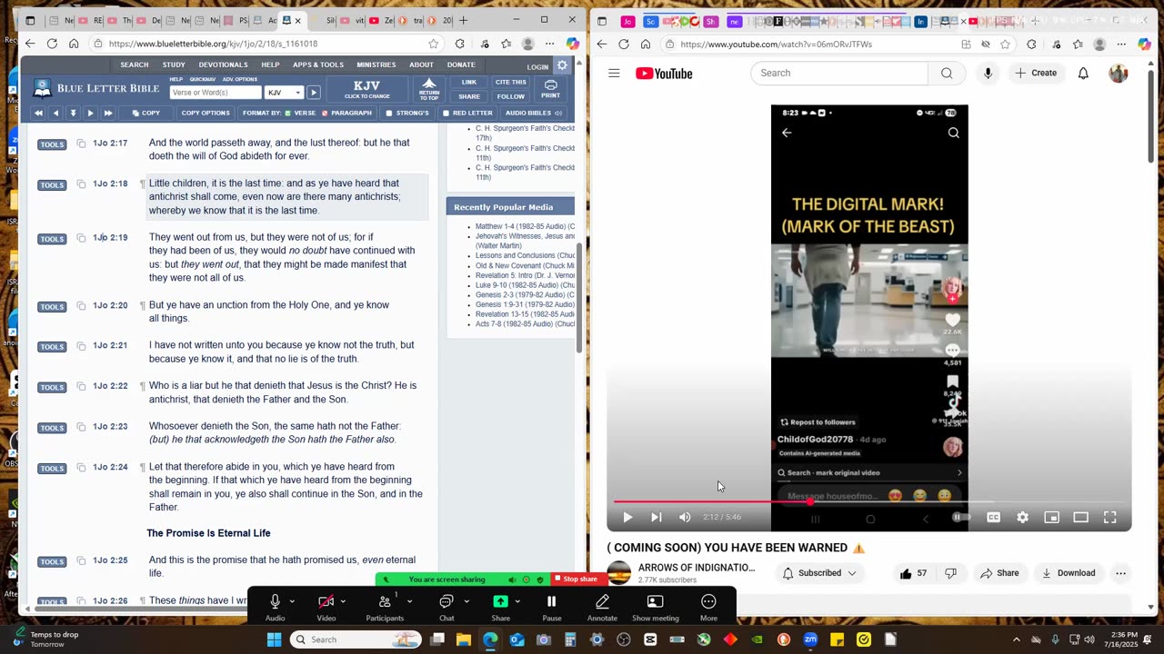 when the mark comes AI video w/commentary