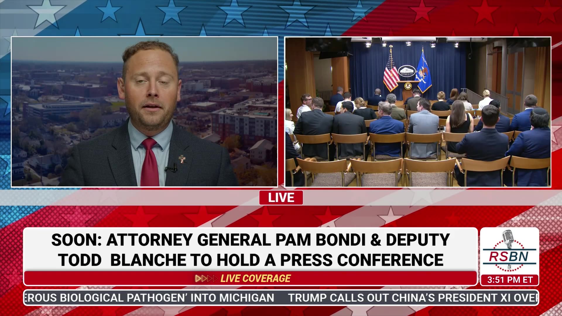 WATCH: Robert McNeily Previews the AG Pam Bondi Presser - 6/6/25