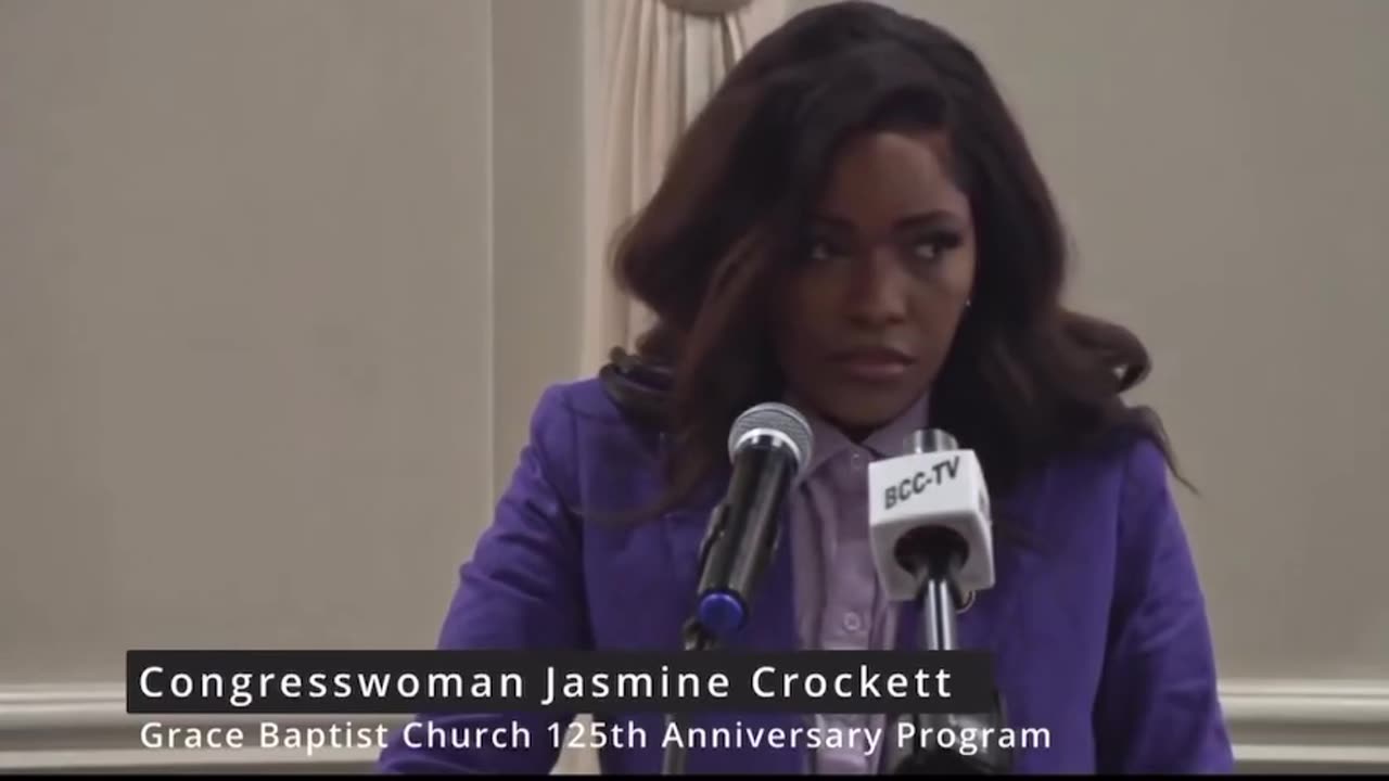 Watch Jasmine Crockett's Racist Rant