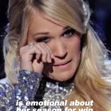 Carrie Underwood Gets Emotional Recalling Her Life-Changing American Idol Win - WorldEye