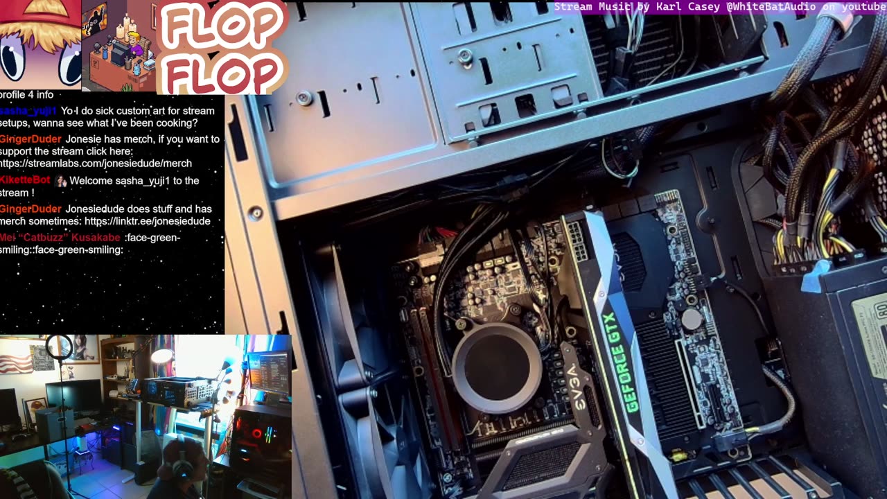 SLI 1080ti's with 3950x cpu & EVGA x570 Dark mb trial and testings