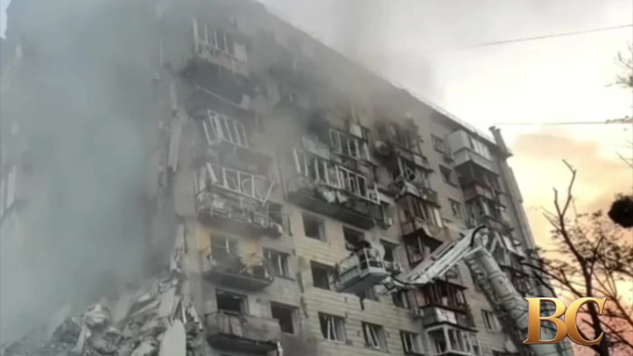 Overnight Russian attack on Ukraine kills 15 and injures 156