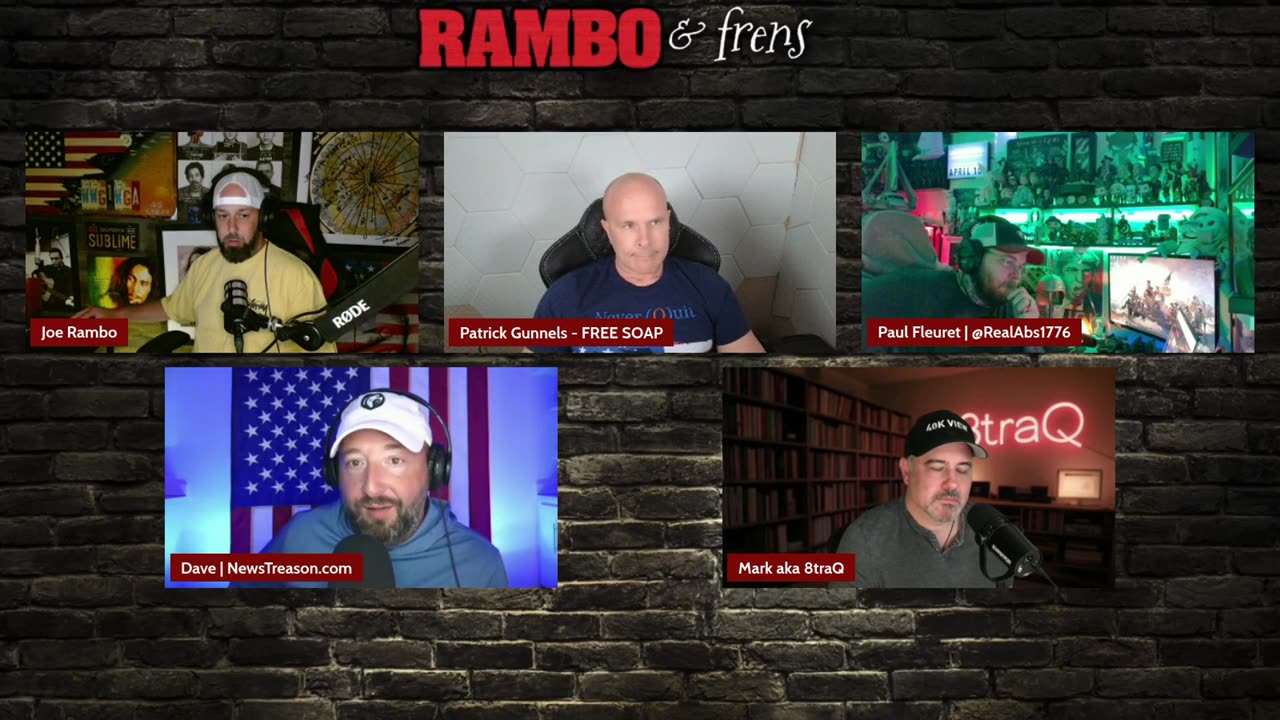 Rambo AF with Absolute1776, Dave from News Treason, 8traQ, PGunnels 4-10-25