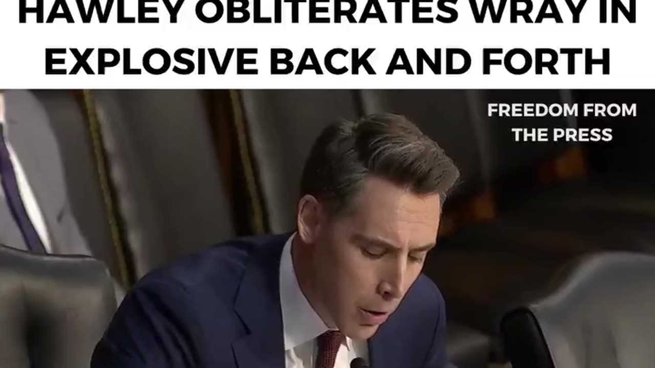 Hawley vs. Wray: The Showdown That Shook Congress!
