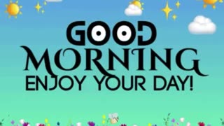 Good morning ☀️