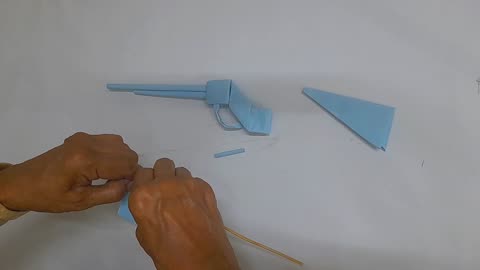 How to Make a Paper Revolver | Easy Origami Gun Tutorial