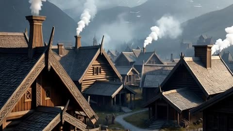 The Coastal Viking Settlement, AI Video