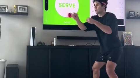 David Dobrik Beats Conor Mcgregor's High Score in Boxbollen Game