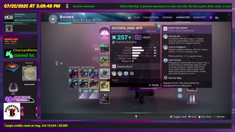 Destiny 2: Edge of Fate - 7-25-25 Can we hit 260 today?