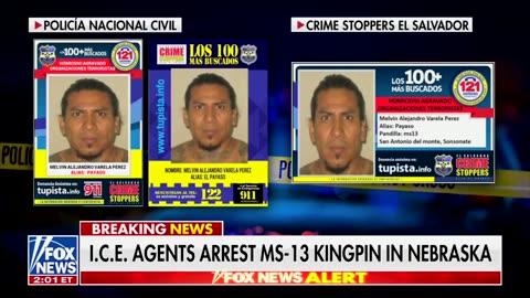 ICE has arrested an MS-13 kingpin in Nebraska