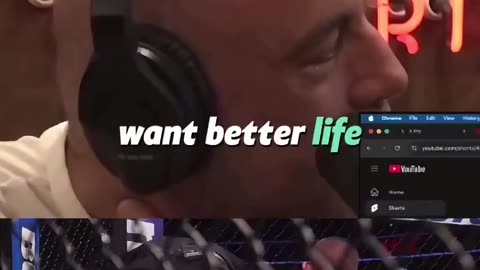Rogan shows a clip of Khabib talking about discipline.