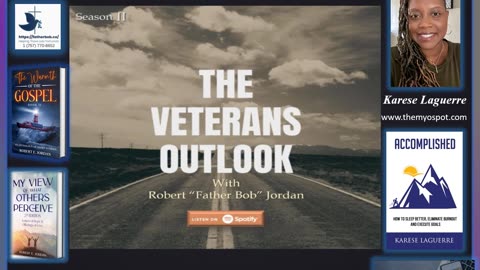 The Veterans Outlook Podcast Featuring Karese Laguerre (∑125/Season II/Episode #34).