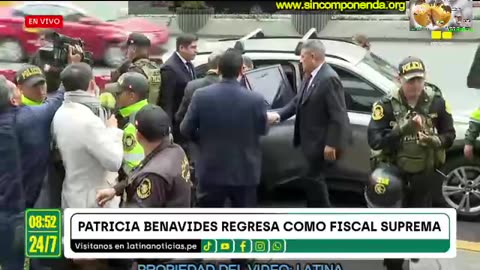 REGRESÓ A LA FISCALÍA PATRICIA BENAVIDES