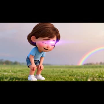 Lila and the Rainbow’s Gift 🌈 Can You Catch a Rainbow? 🌈 Lila Tries! Portrait Format