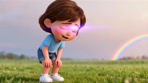 Lila and the Rainbow’s Gift 🌈 Can You Catch a Rainbow? 🌈 Lila Tries! Portrait Format