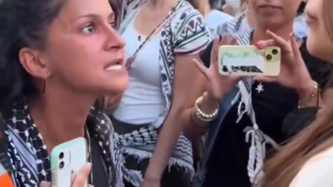 In Germany, Islamists and anti-fascists tell a German woman she has no right to speak because
