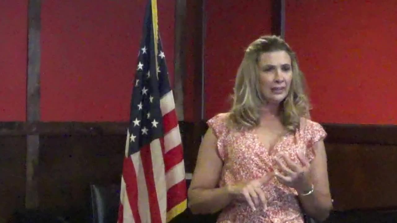 Reagan Box speaks to the Acworth John Birch Chapter